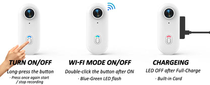 Mini 4K WiFi Vlog Camera